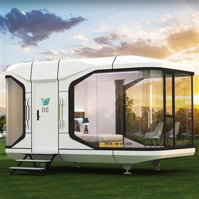 Luxury Waterproof Modular Capsule Glamping Tiny Small House